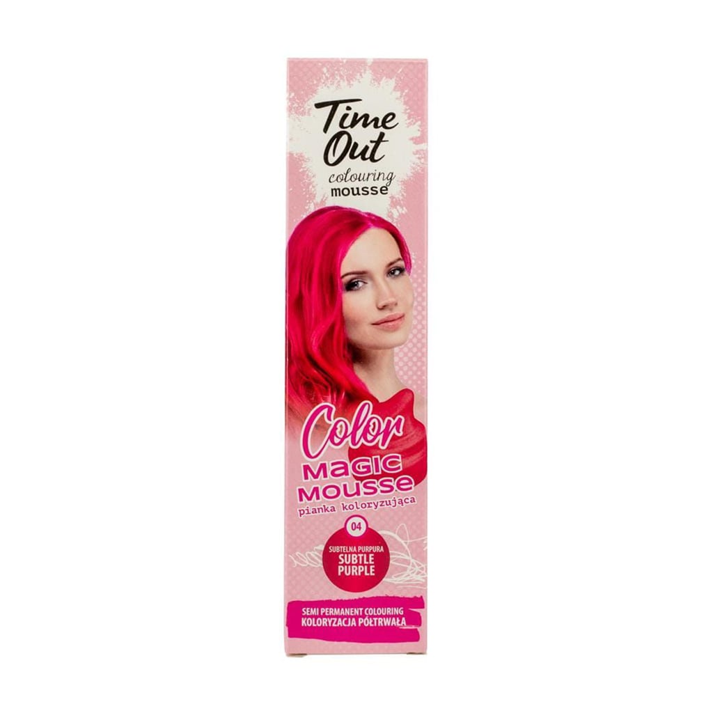 Уцінка! Відтінковий мус для волосся Time Out Color Magic Mousse 04 Subtele Purple, 75 мл